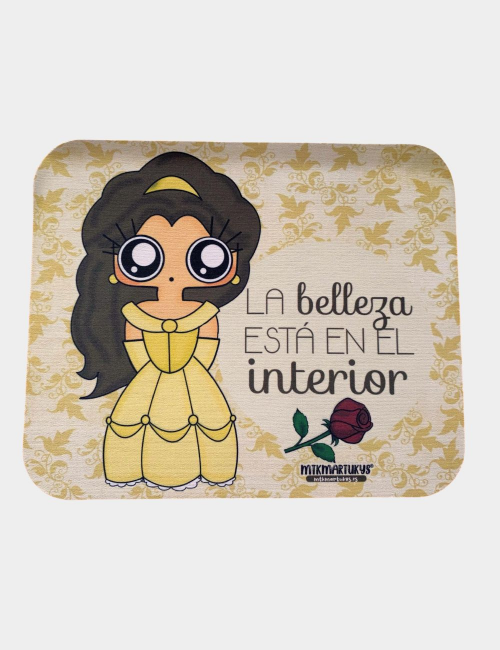 Alfombrilla raton bella